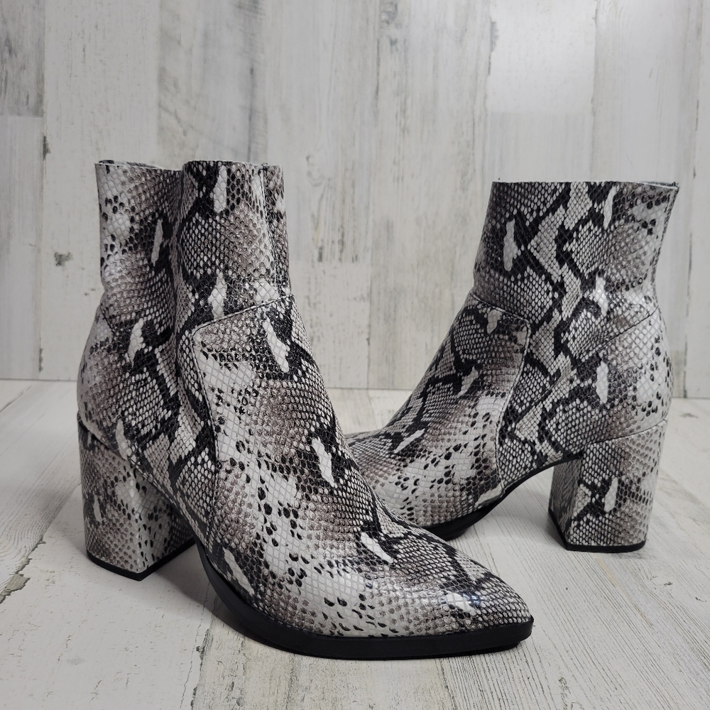 Tony Bianco Snake Print Booties - image 3